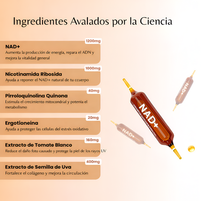 Nulbea™ NAD avanzado Elimina signos de edad