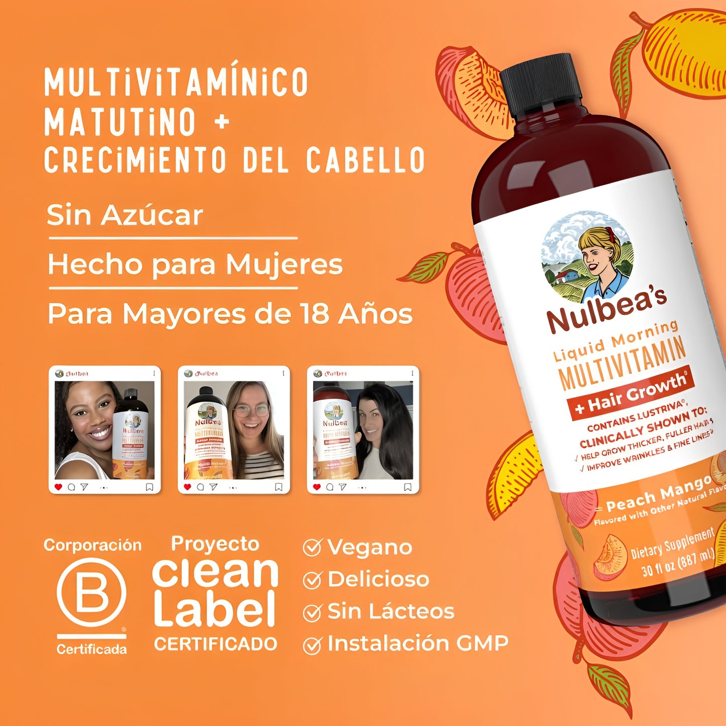 Nulbea™ Líquido Growth Trasnforma tu cabello